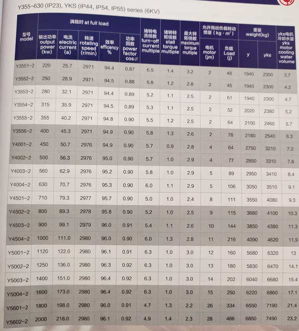 6KV中型高壓三相異步電動機